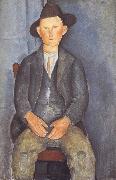 Amedeo Modigliani The Little Peasant (mk39) china oil painting reproduction